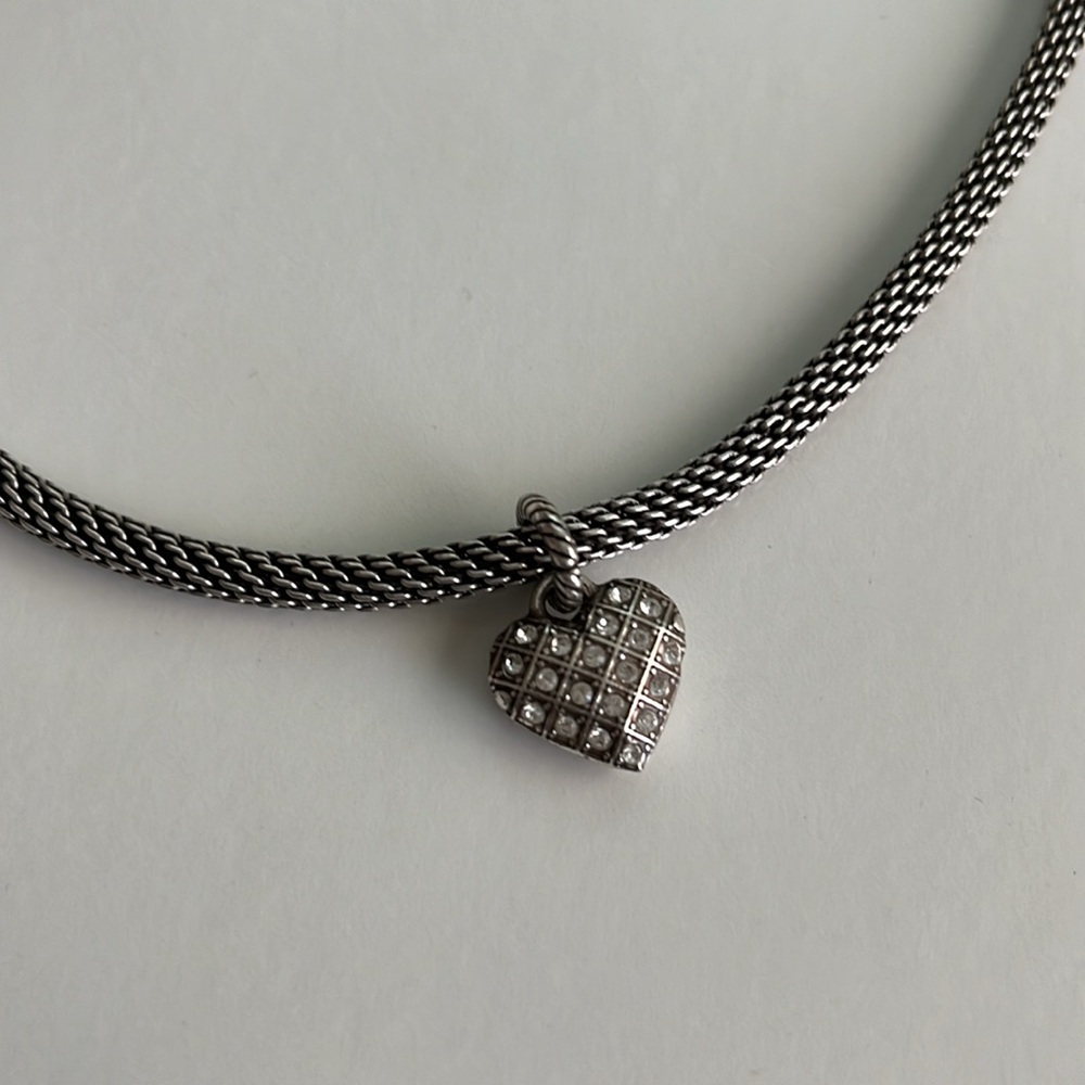 Clear Crystal Heart Brighton Charm